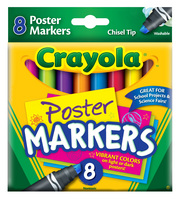 Crayola Poster Markers 8 pk